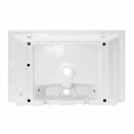 Раковина подвесная 75см Sanita Luxe Quadro QDR75SLWB01 белый